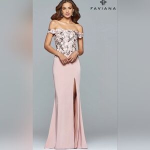 Faviana style S10021 is fresh and girly.size 4 Newโ Never Worn
